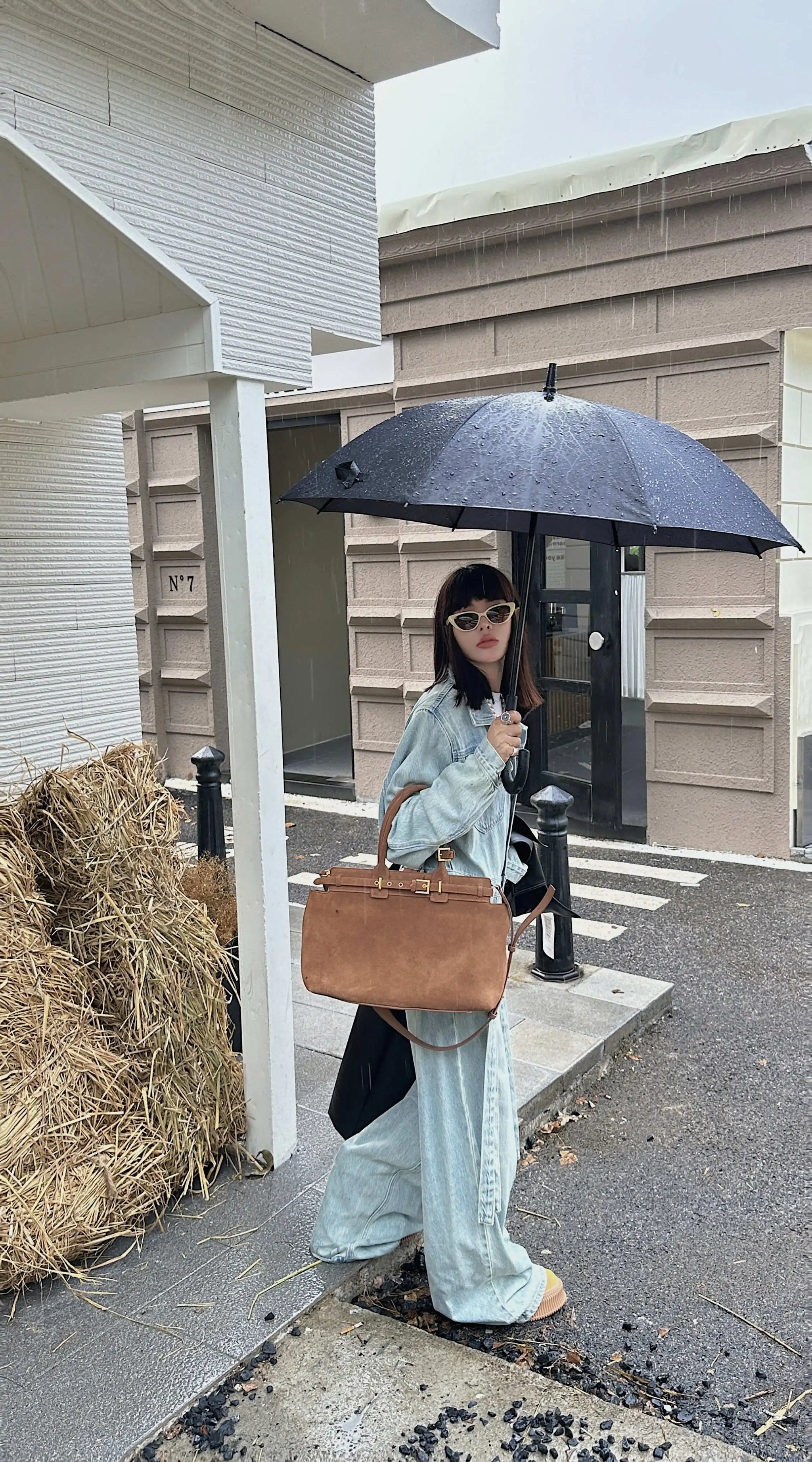 Motingsome 100% Natural Suede Bag Women Tote Luxury Designer Bags Roomy Casual Tote Crossbody Fashionable Handbag and Purses New