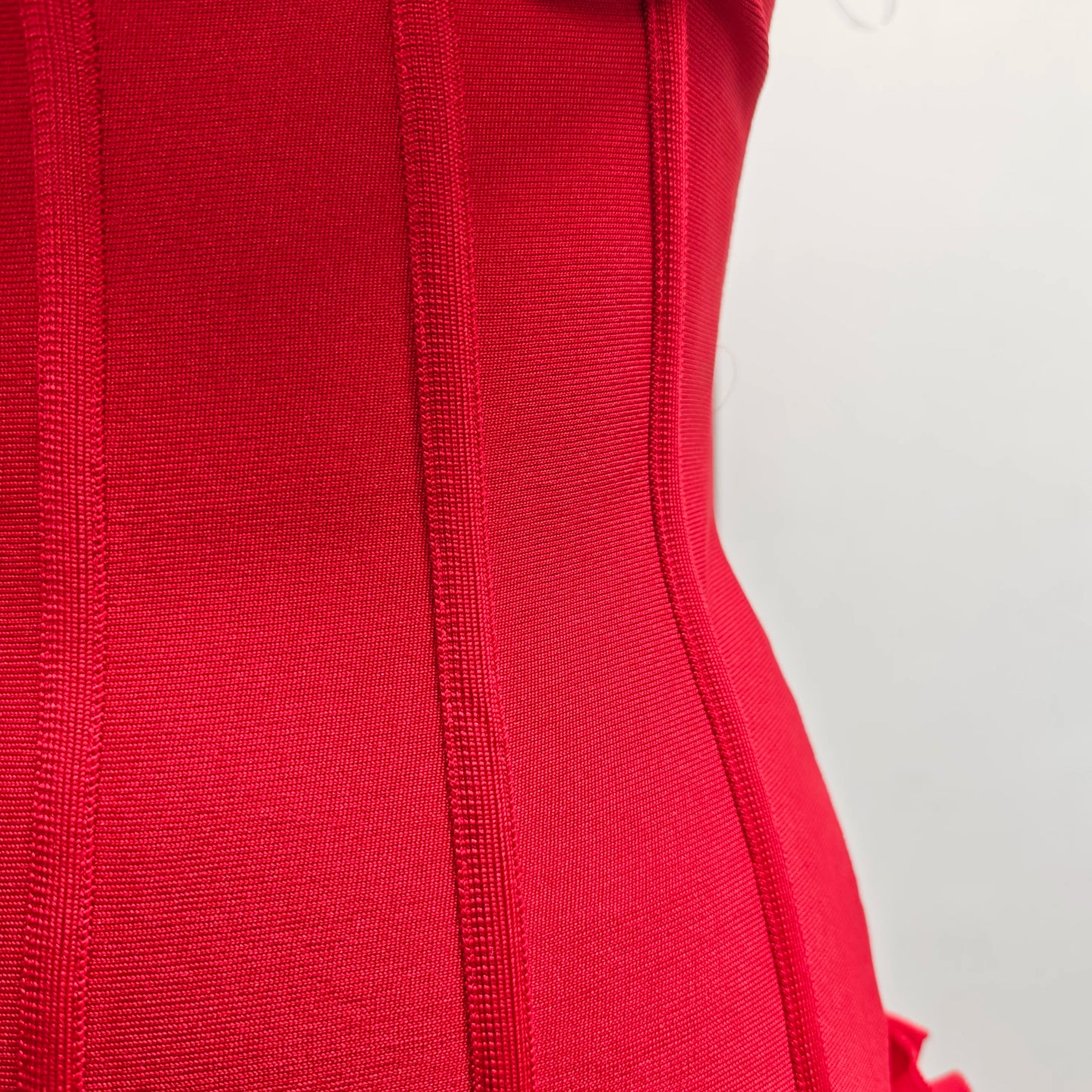 Structured Floral Mini Party Dress