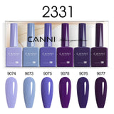 CANNI HEMA-Free Gel Polish Kit | Jelly, Nude & Rubber Base