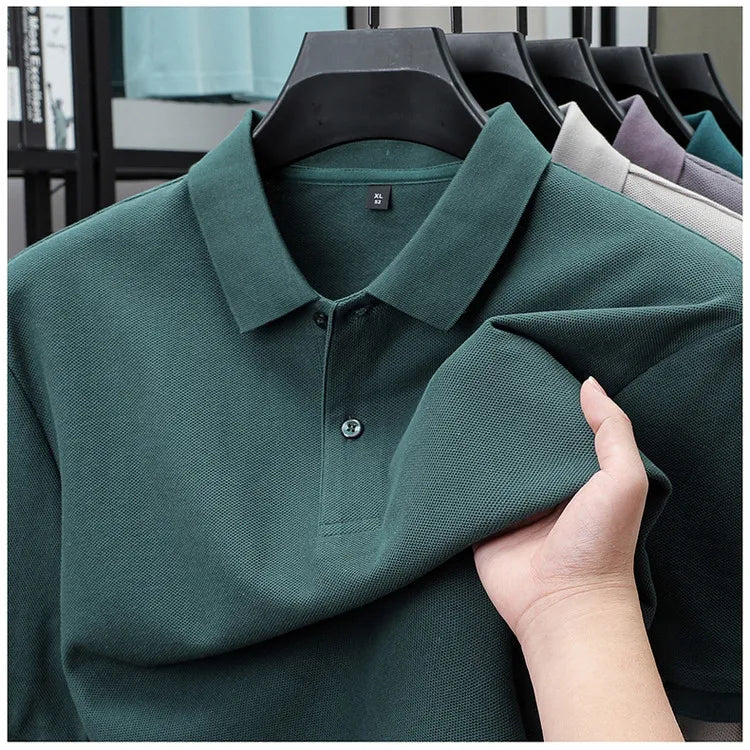 Men's Premium Cotton Polo Shirt – 19 Colors