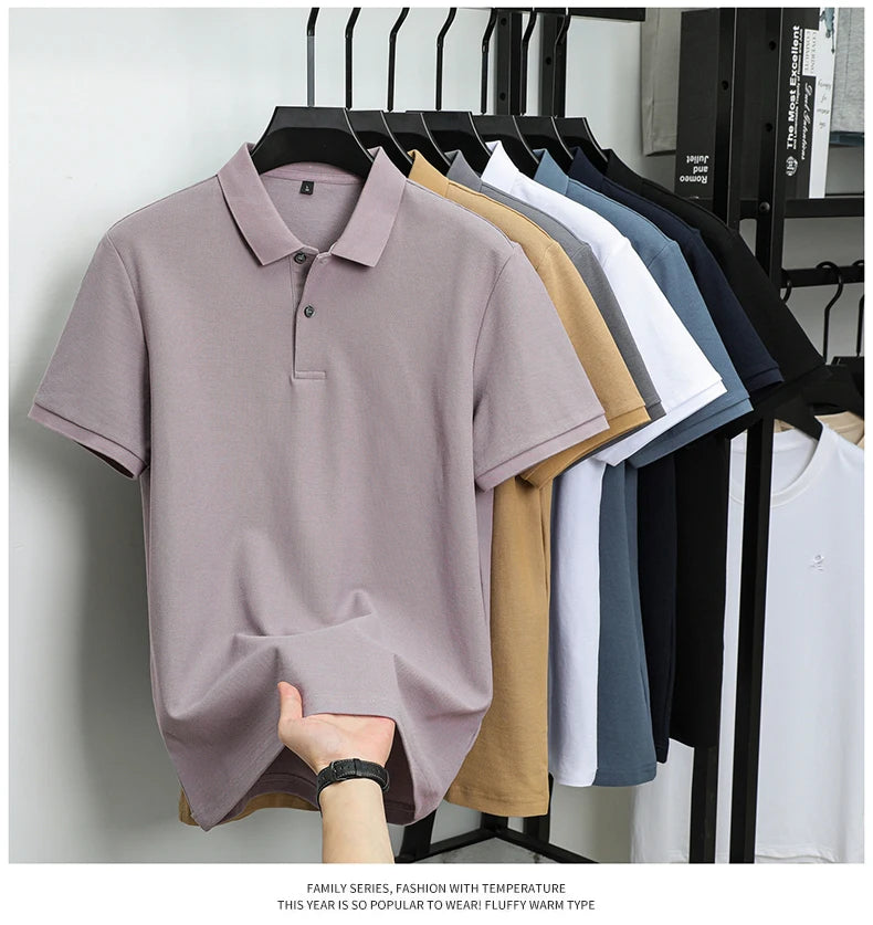 Premium 100% Cotton Polo Shirt for Men | Smart Casual