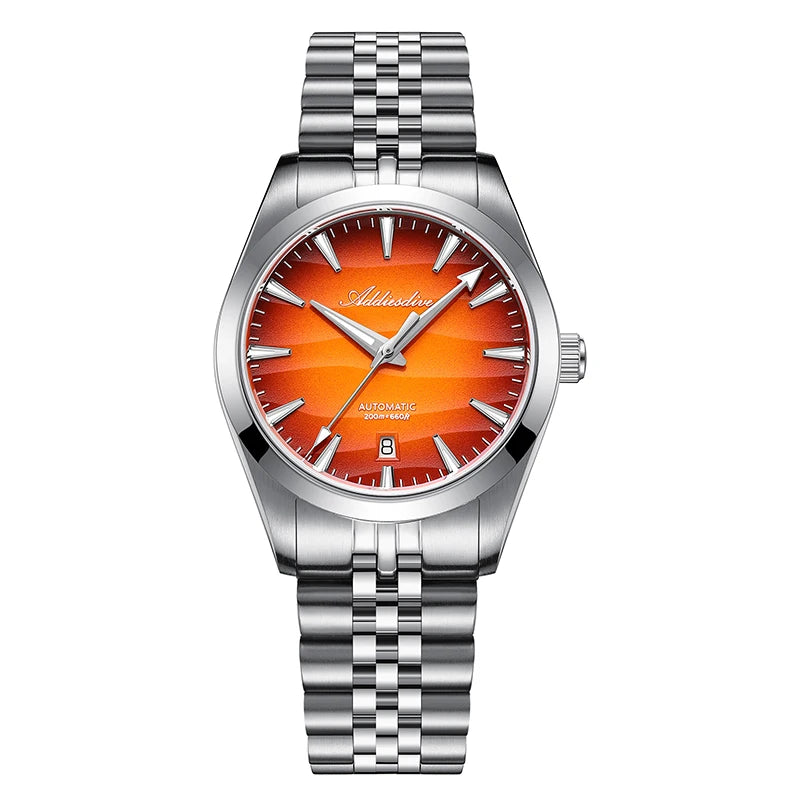 ADDIESDIVE 2026 New Men Watch 39mm Sappphire Automatic 8215 Mechanical Wristwatch 316L Stainless Steel Luminous Waterproof 200m