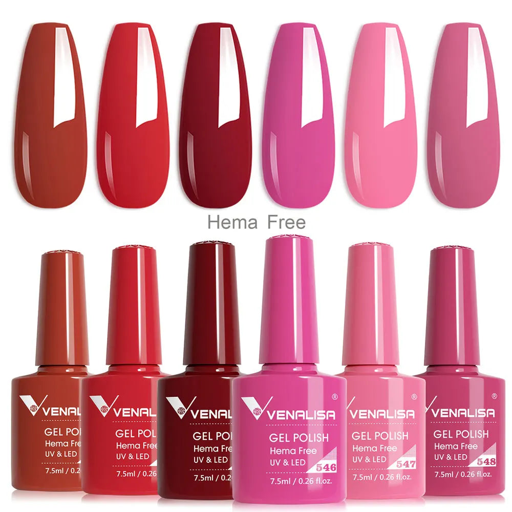 Venalisa HEMA-Free Gel Polish Kit – Autumn Color Collection