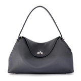 Women's genuine leather handbag fashionable retro designer luxury bag high-quality cowhide large capacity casual shopping bag