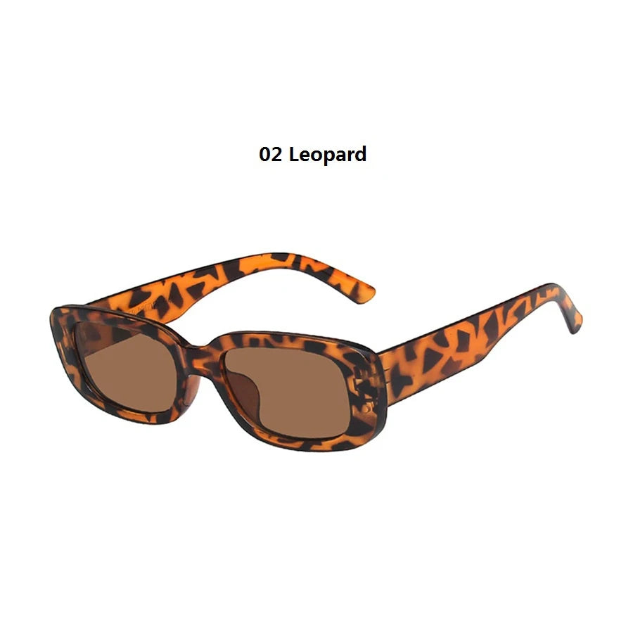 14-Piece Rectangle Sunglasses Set | Women's Vintage Eyewear