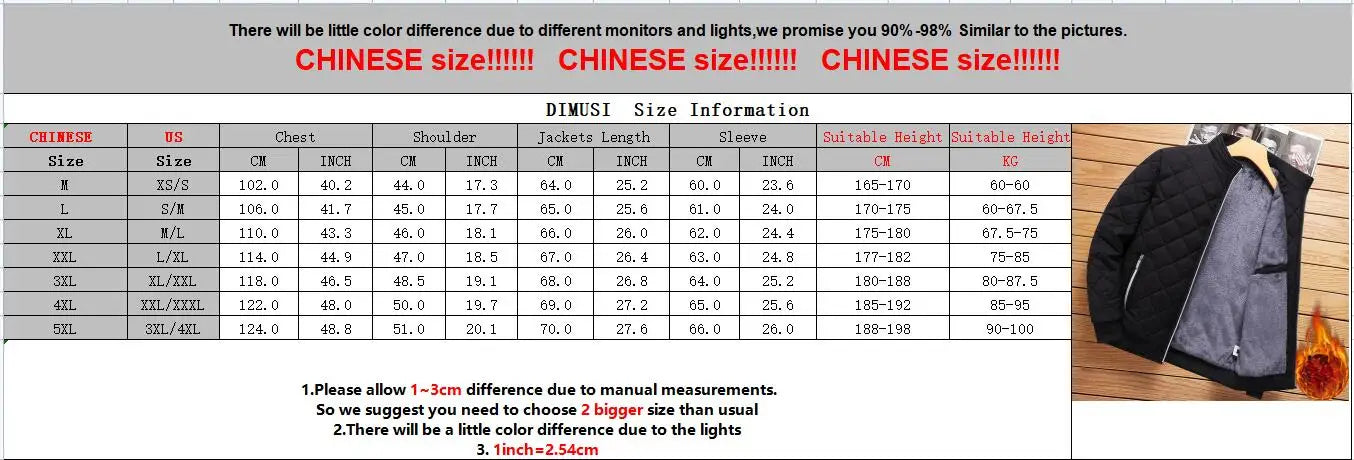 DIMUSI Men's Thermal Fleece Windbreaker Jacket