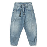 Men's Loose Fit Denim Cargo Jeans