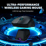 2026 NEW X11 Wireless Bluetooth 3-Mode Mouse Touch Screen Magnetic Charging Dock Ultra-Light Macro Gaming Mouse Magnetic Base