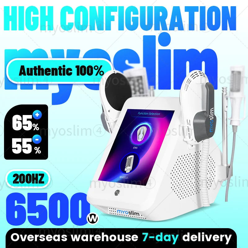 EMSzero EMS Body Sculpt Machine With 360° RF Roller 2-in-1 Muscle Gainer Slimming Fitness Massage Health And Beauty Equipment