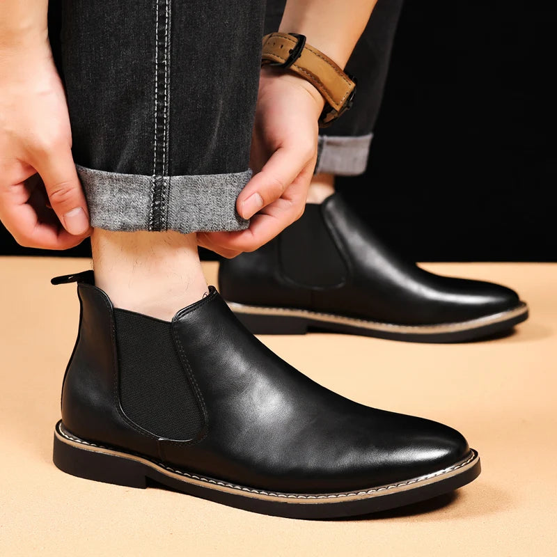 Men’s Retro Chelsea Ankle Boots
