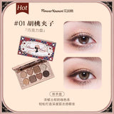 Flower Knows Strawberry Rococo Moonlight Mermaid Jewel Eyeshadow Palette 5 Colors Pearlescent Mashed Potatoes 2023