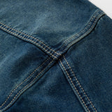 Men's Casual Denim Shirt Jacket Classic Button Up Workwear Style Jean Coat for Spring Fall