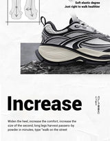 Xtep Basque 2 Casual Shoes for Men Height-increasing Mesh Cushioning Retro Millennium Daddy Female Shoes 875219320012