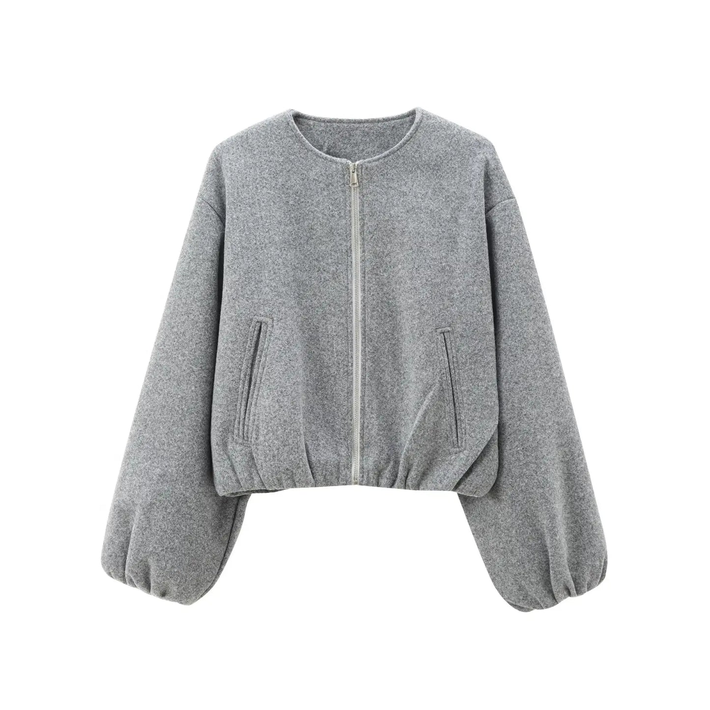 Women’s Cropped Bomber Jacket