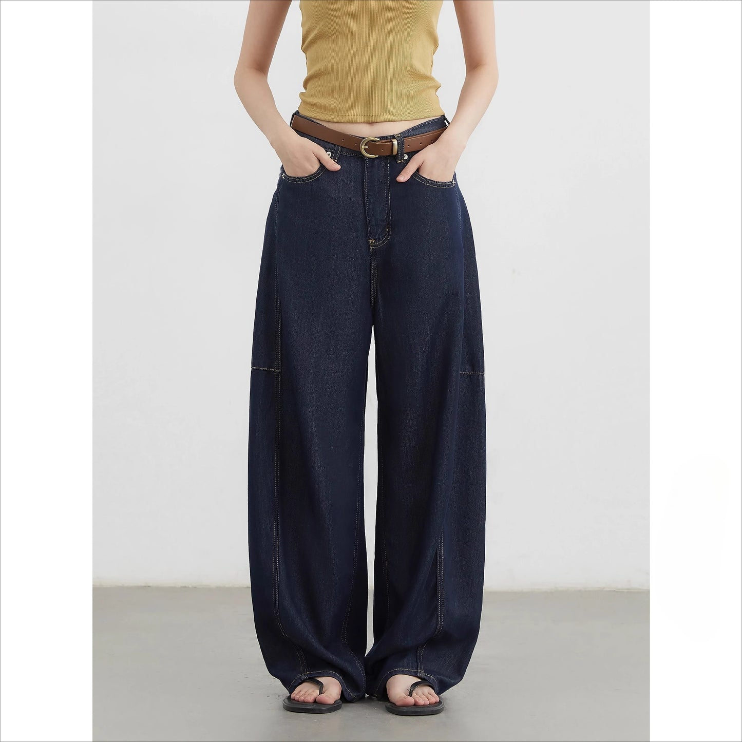 Women's High-Waist Wide Leg Denim Jeans | Relaxed Fit
