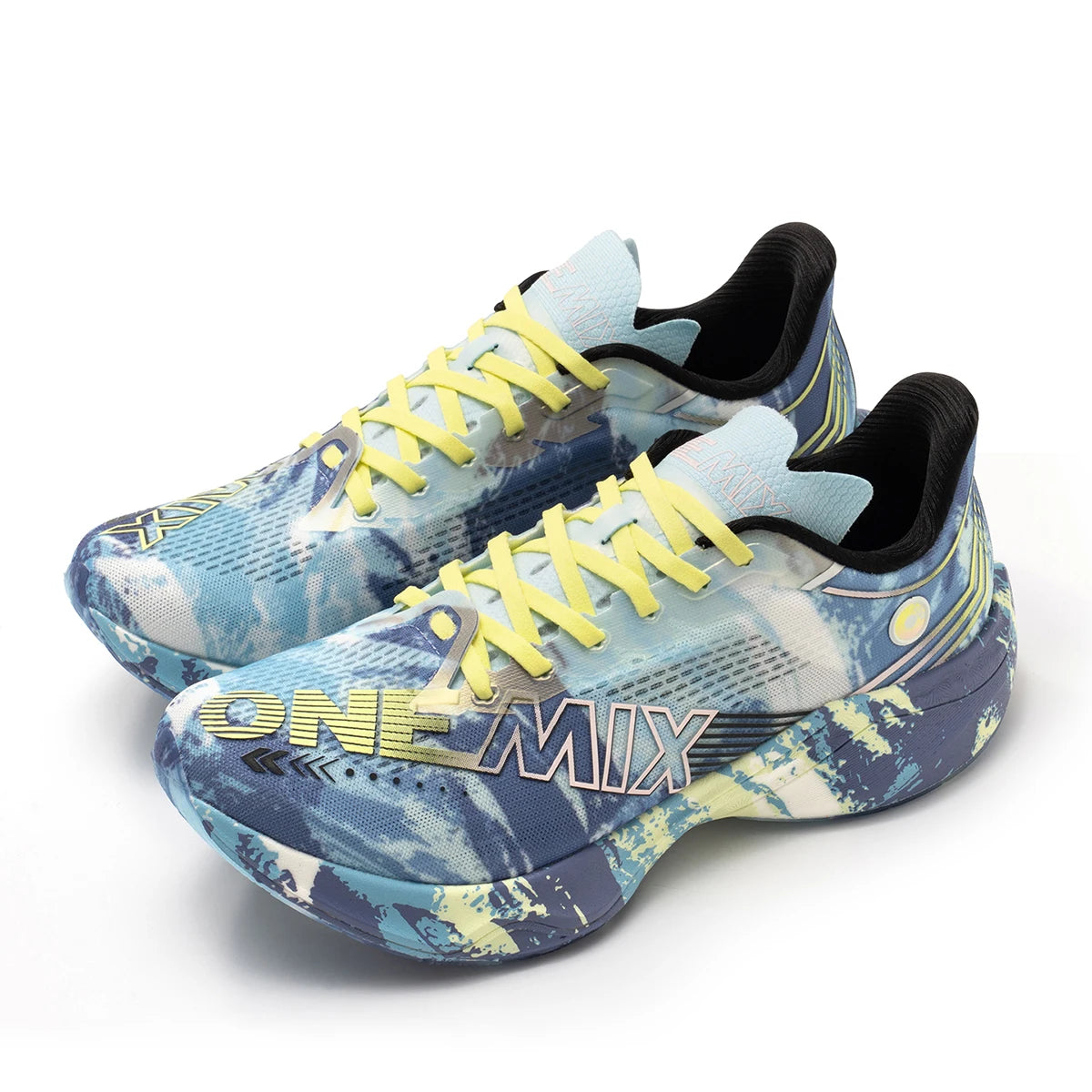 ONEMIX Marathon Carbon Plate Running Shoes Shock Absorption Ultra-light Sports Shoes Rebound Technology Outdoor Men Sneakers