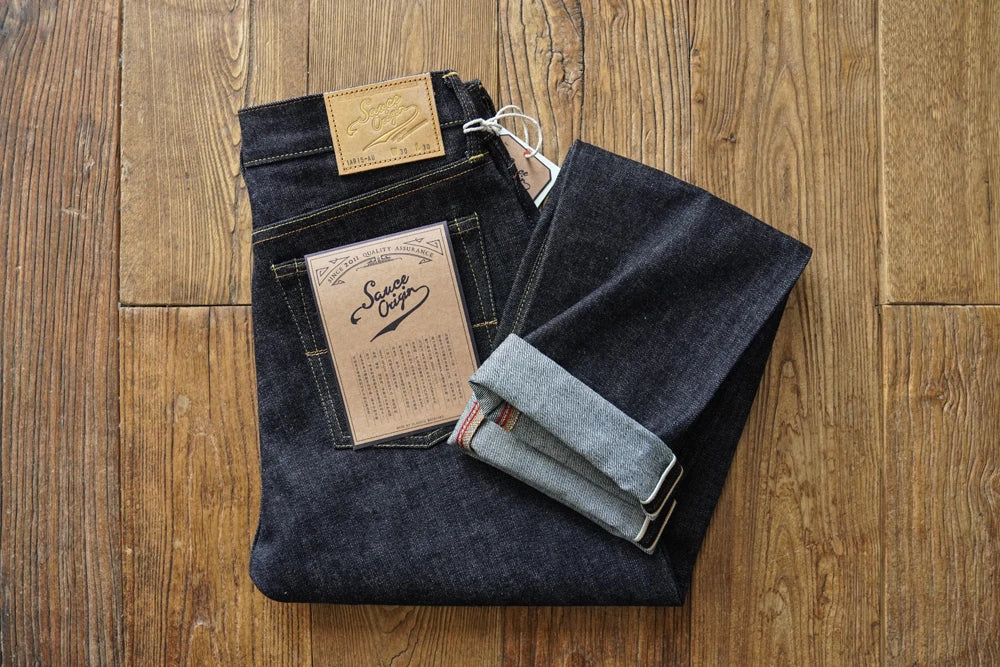 Sauce Origin 1A915-AG Men's Selvedge Denim Jeans | 15 oz Taper Fit