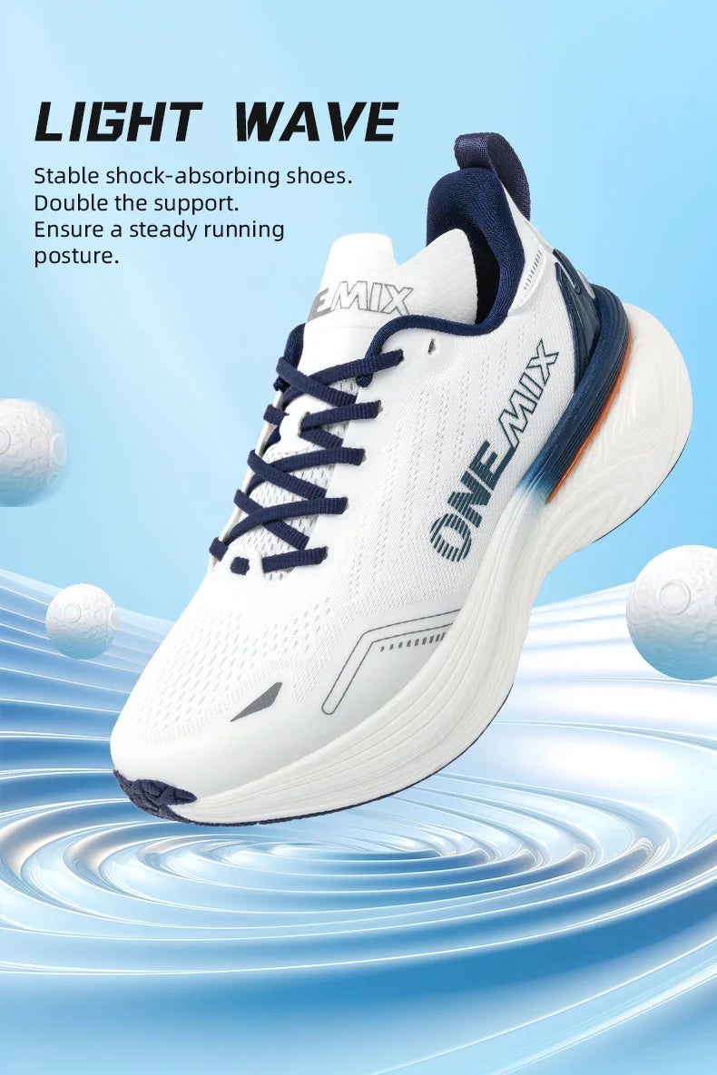 ONEMIX Bumper Max Cushion Running Shoes Women and Men Light Sneakers Road Shoes Fashion Sports Shoes Training Jogging Fitness