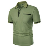 Men's Short Sleeve Knit Polo Shirt