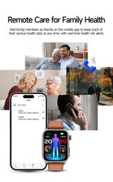 2026Hot AI-GPT Diagosis ECG Health SmartWatch Blood Pressure Lipid Uric Acid 650nm Dual-Probelaser Heart Analysis Smart bracelet