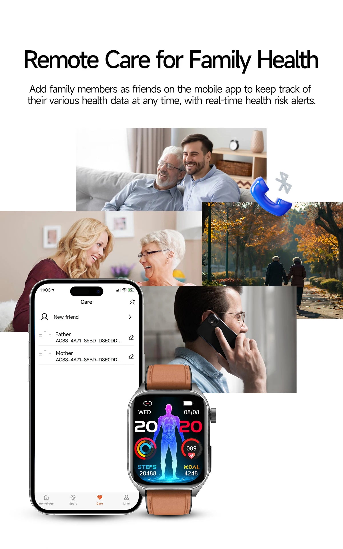 2026Hot AI-GPT Diagosis ECG Health SmartWatch Blood Pressure Lipid Uric Acid 650nm Dual-Probelaser Heart Analysis Smart bracelet
