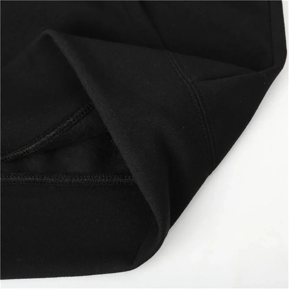 Men’s Solid Zip-Up High Street Hoodie