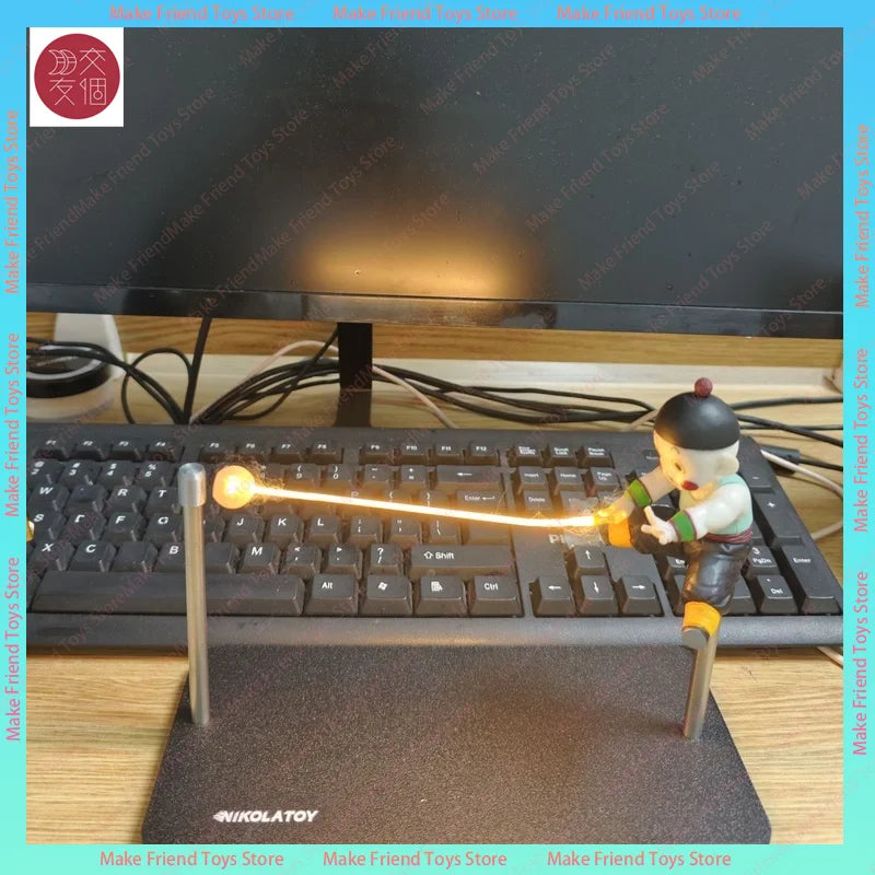 Rechargeable Dragon Ball Gogeta Lamp Gogeta Ligh Son Goku Light Lamp Magnet Light Model Kakarotto Kamehameha Wave Vegetmagnetic 