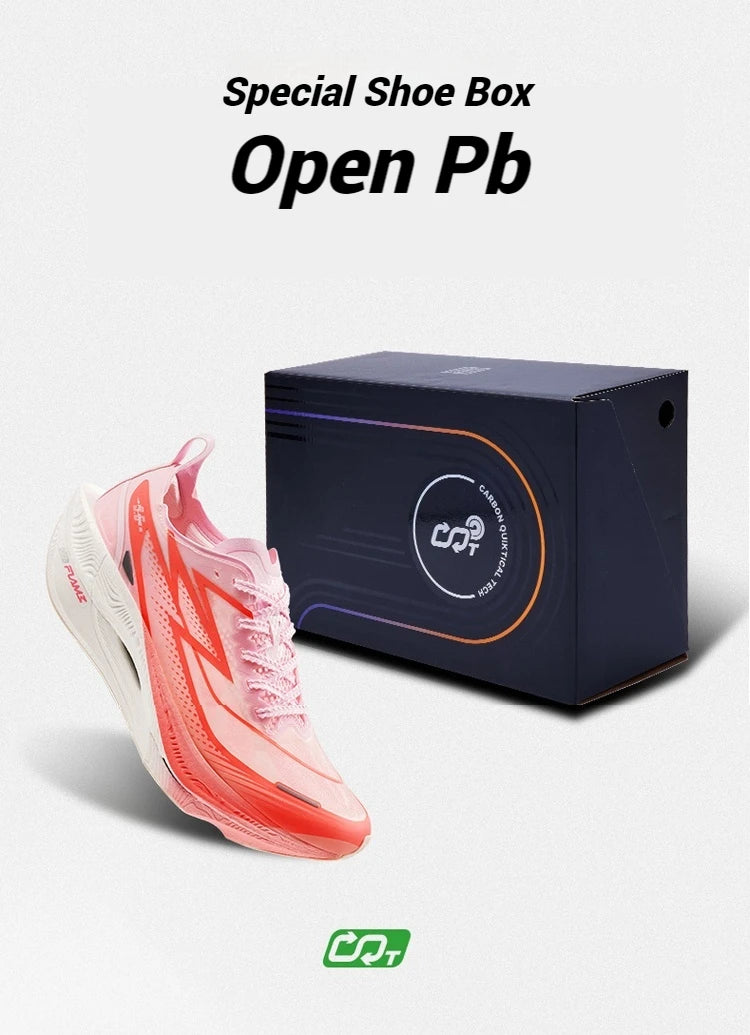 361 Degrees Flame 3.5 Men Running Shoes Carbon Plate Racing Marathon Professional Cushioning Anti-slip Male Sneaker 672512215F