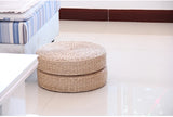 Handwoven Natural Straw Round Tatami Floor Cushion