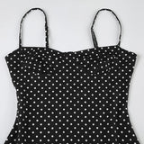 Y2K Polka Dot Mini Dress