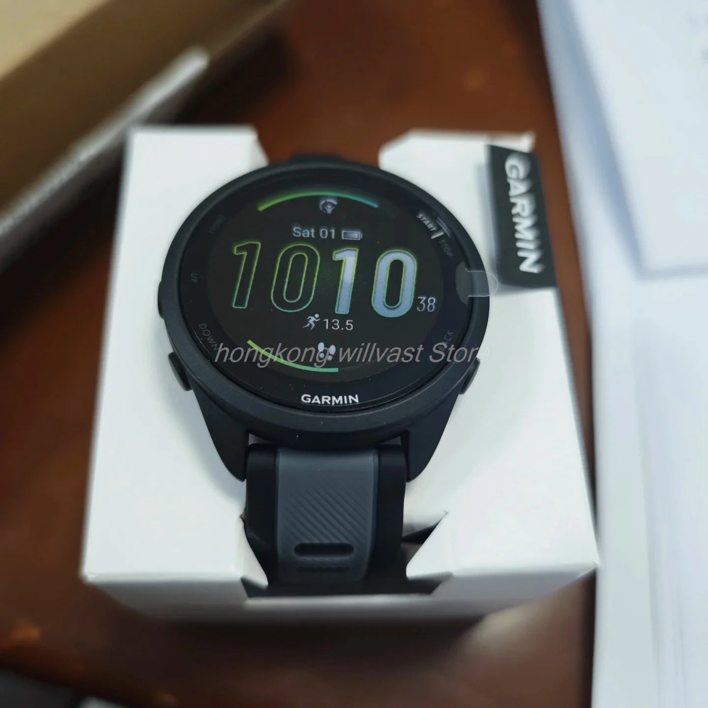 Garmin Forerunner 165 Smartwatch Built-in GPS 43mm 1.2" AMOLED Display 11 days Battery Life Heart Rate Monitor Fitness Tracker