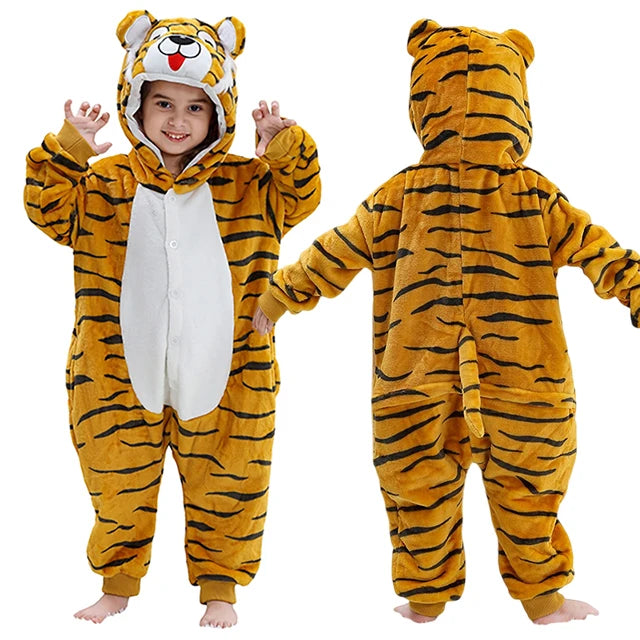 Kids' Capybara Flannel Onesie