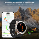 2025 KOSPET TANK T3 Ultra GPS Smart Watch For Men Smartwatch Women 470mAh Battery Digital Fitness AMOLED AOD Bluetooth Watches