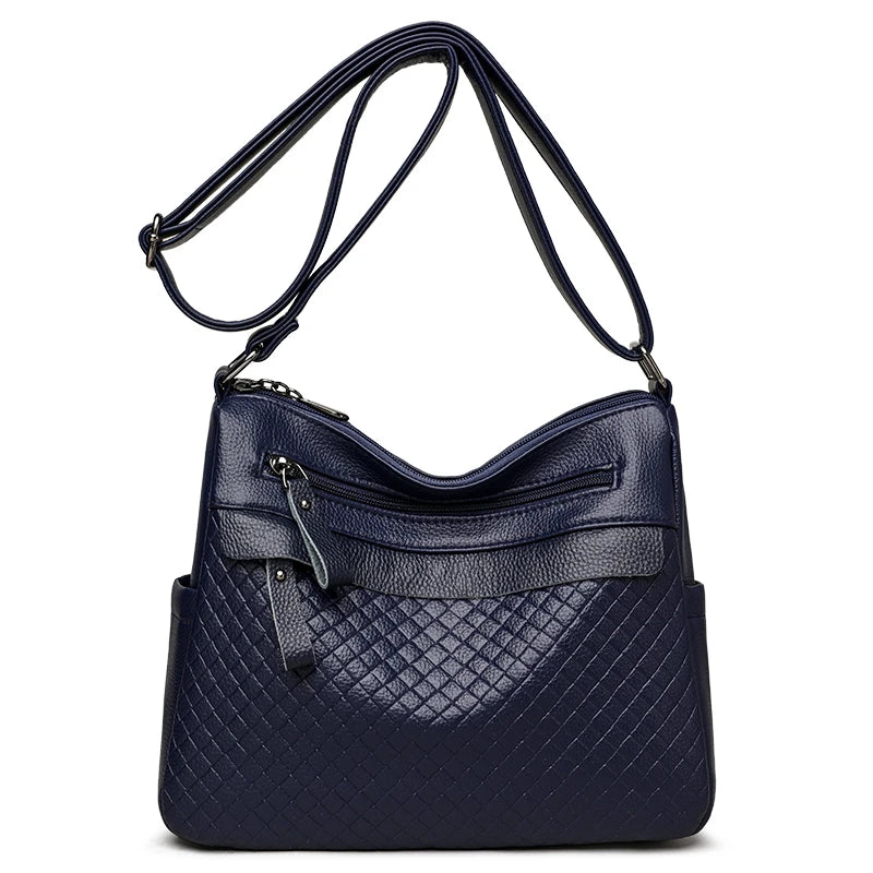 Fashion Women's Brand Trendy Shoulder Bag Leather Crossbody Bag High Quality Women Tote Bags 2024 Large Capacity Female Handbags