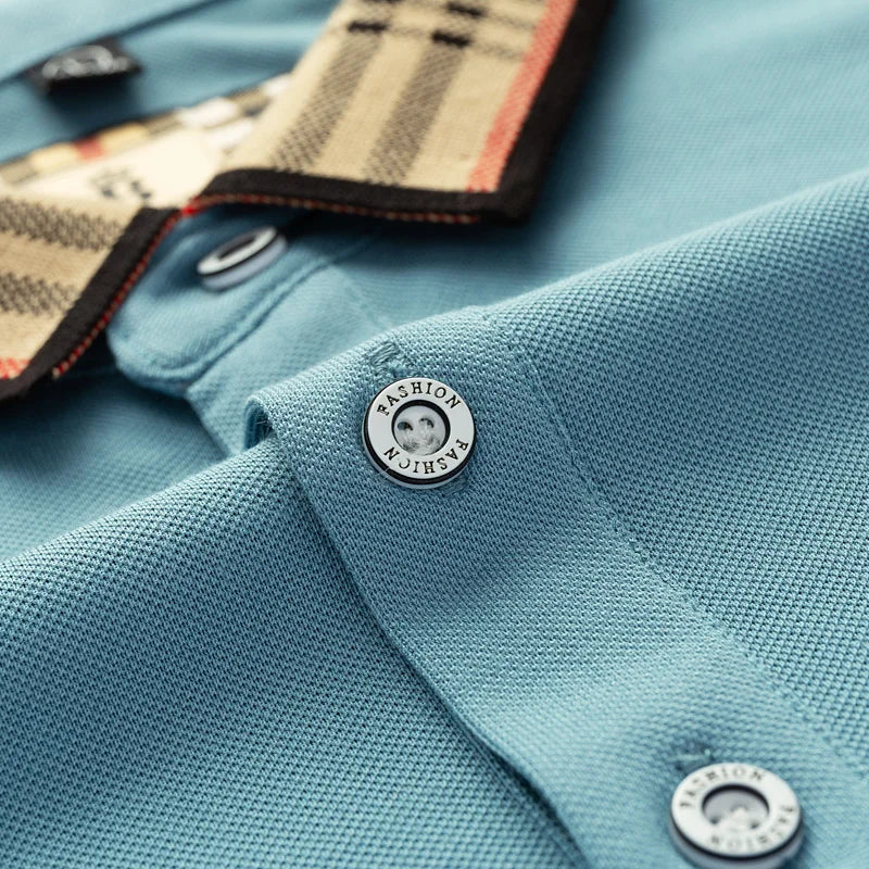Men's Embroidered Polo Shirt – Breathable Summer Style