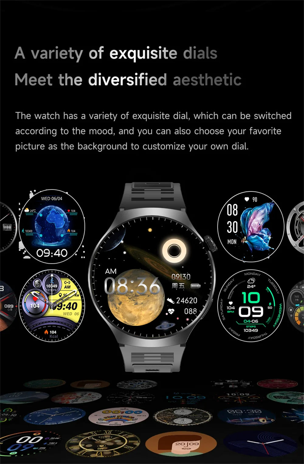 G.L Wear 2025 Men's Smartwatch | HD Health & Calling