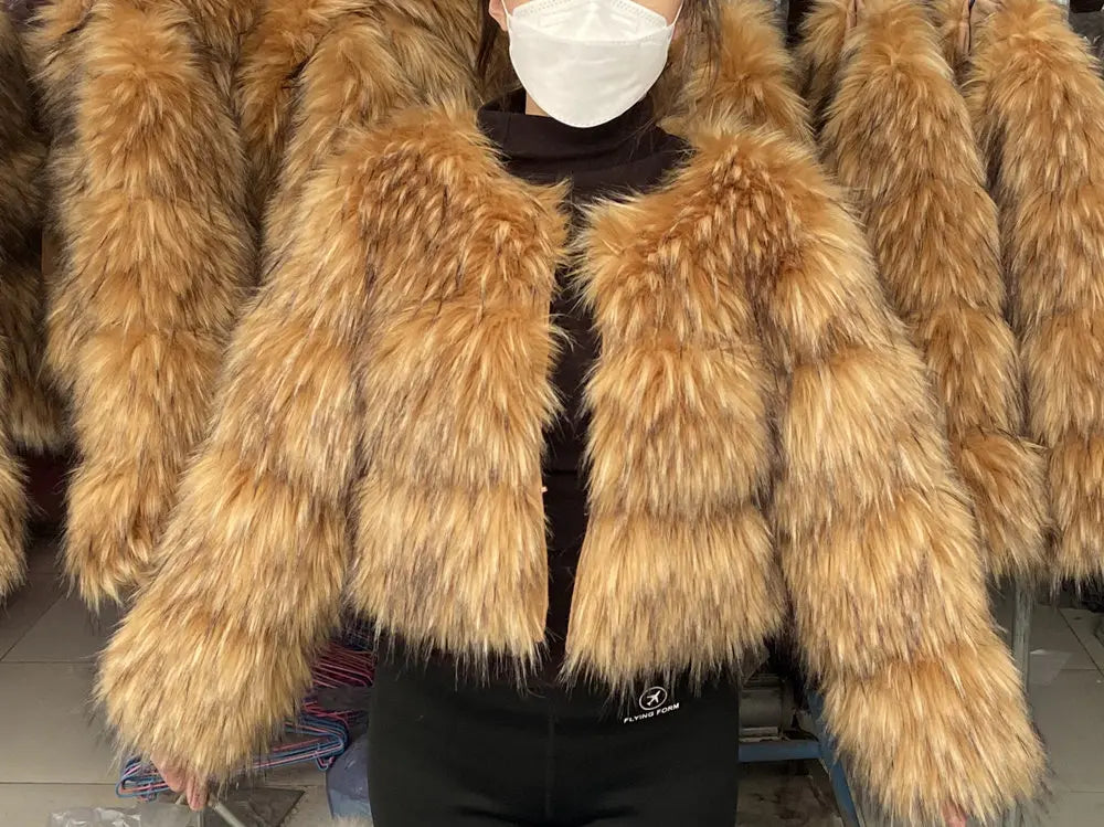 Premium Faux Fur Winter Coat