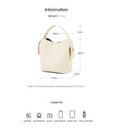 LA FESTIN Original Brand Genuine Leather Ladies Handbag Shoulder Crossbody Bag Portable Bucket Bag Female Bags Women's Bag