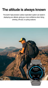 NORTH EDGE GPS Smart Watch – AMOLED, Bluetooth & IP68