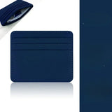 1Pc Pu Leather ID Card Holder Candy Color Bank Credit Card Box Multi Slot Slim Wallet for Women Men Business Card Cover
