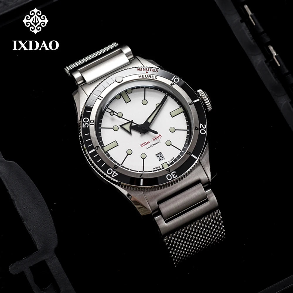 IX&DAO IPOSE 2025 New 5303 Men's Automatic Mechanical Watch PT5000 Sapphire Stainless Steel Diving 20Bar Luminous C3 Watches for