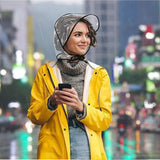 Wide Brim Waterproof Rain Hat for Women – Clear Shield