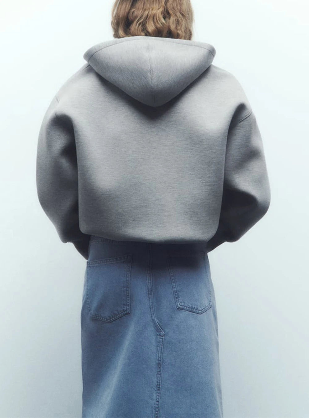 Women’s Relaxed Fit Hooded Zip Sweatshirt