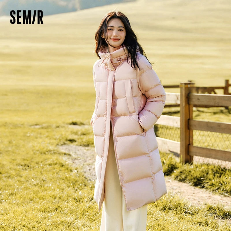 Women’s Longline Hooded Down Jacket