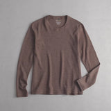 Men's 100% Merino Wool Thermal Long Sleeve T-Shirt Base Layer Breathable Wicking Anti-Odor Underwear for Outdoor Activities
