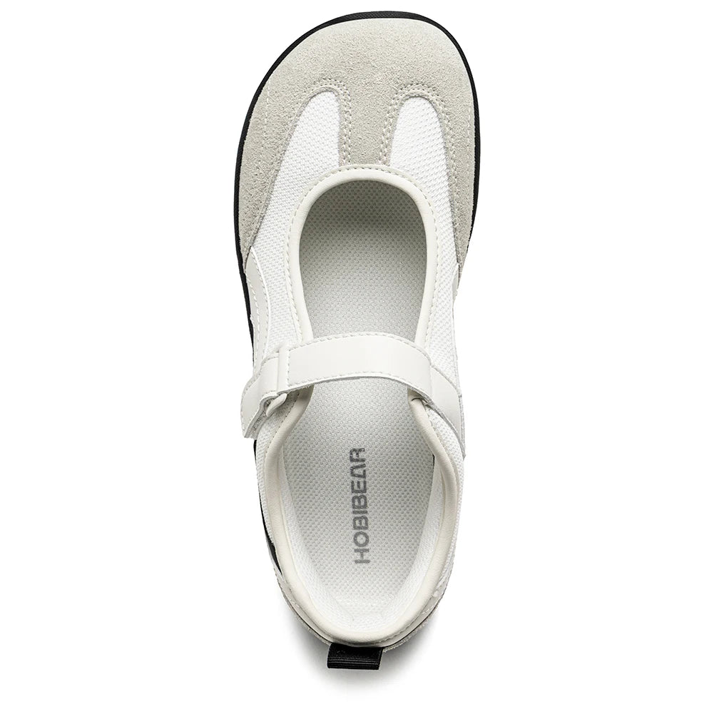 HOBIBEAR Women Wide-Toe Ballet Flats | Zero-Drop Barefoot