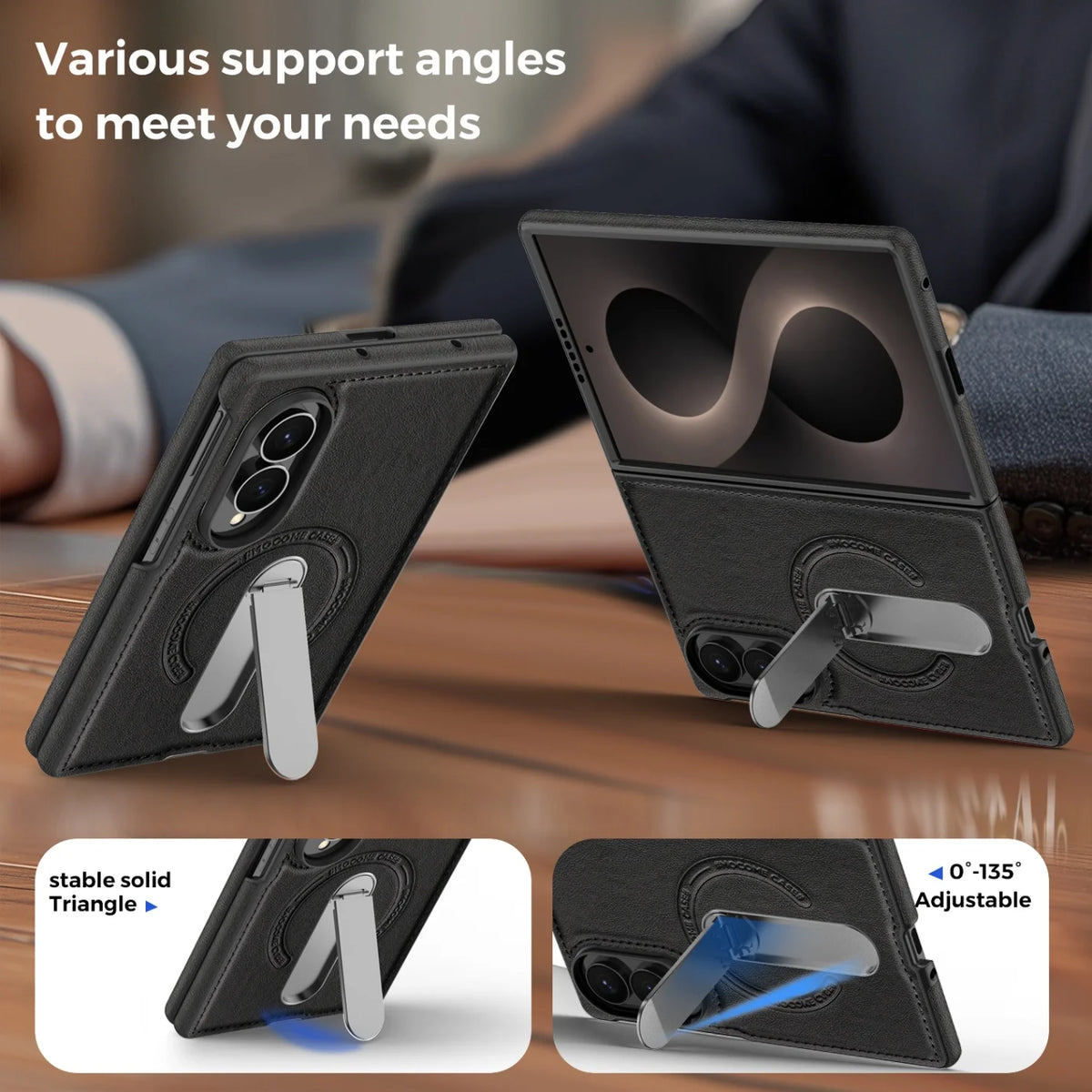 Samsung Galaxy Z Fold Case with 360° Magnetic Stand