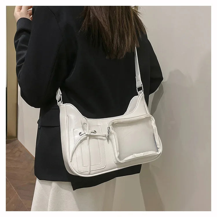 Y2K Transparent Ita Shoulder Bag – Harajuku Crossbody Purse