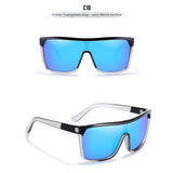 KDEAM One-piece Shape Men Sunglasses Polarized Elastic Paint Surface Sun Glasses Women Suitable Long-lasting Goggles Cat.3