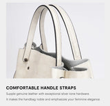 Zency Fashion Multifunctional Tote Handbag For Women 100% Genuine Leather Shoulder Crossbody Large Shopper Bag Underarm Red bag
